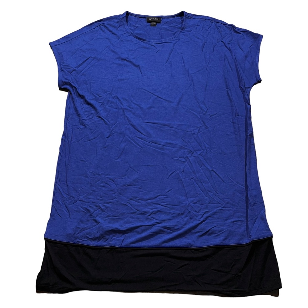 J.Jill Dress Women’s Medium Tall Blue Wearever Short Sleeve